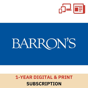 Barron’s Newspaper (Print & Digital) 1-Year Subscription