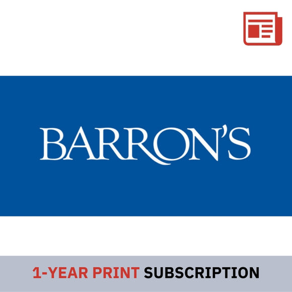 Barron’s Newspaper 1-Year (Print) Subscription