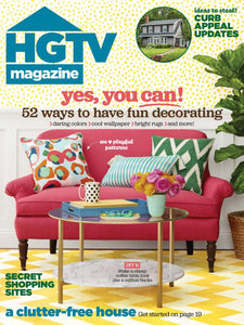 HGTV Magazine 1-Year (10 Issues) Print Subscription